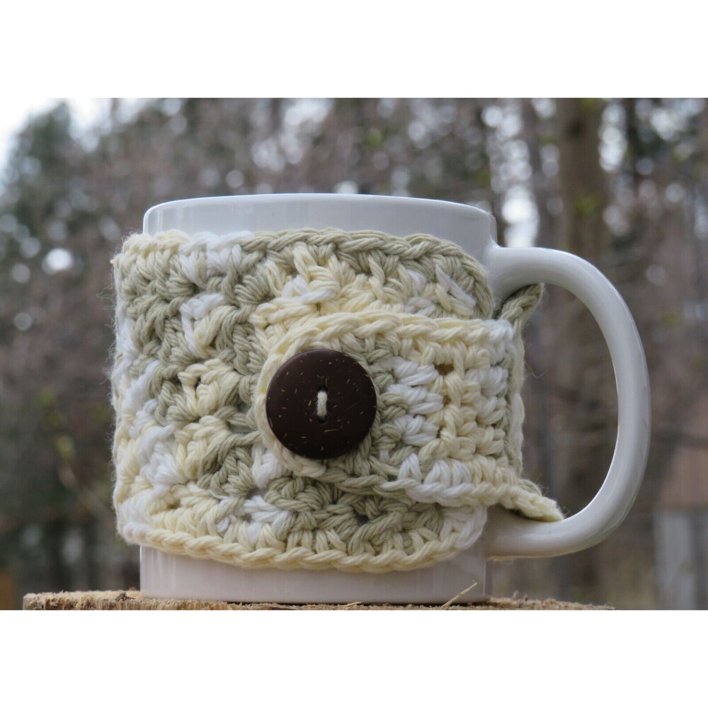 Crocheted Cup Cozy Handmade Coffee Mug or Tea Warmer